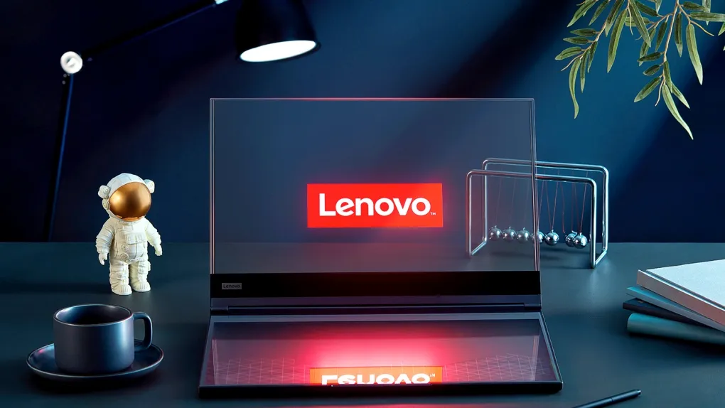 Lenovo Transparent a laptop
